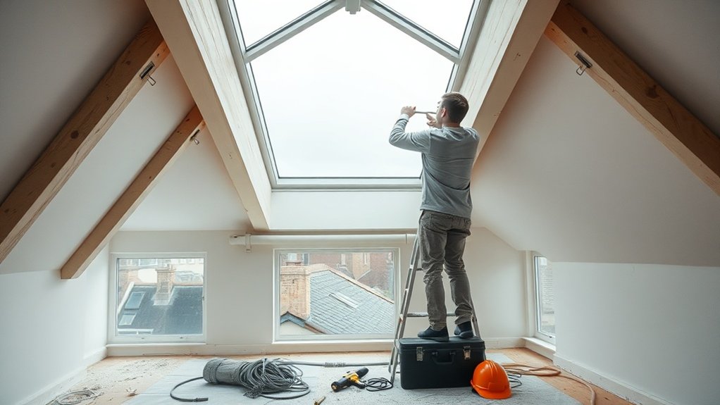 Electric Skylight Installation Kensington