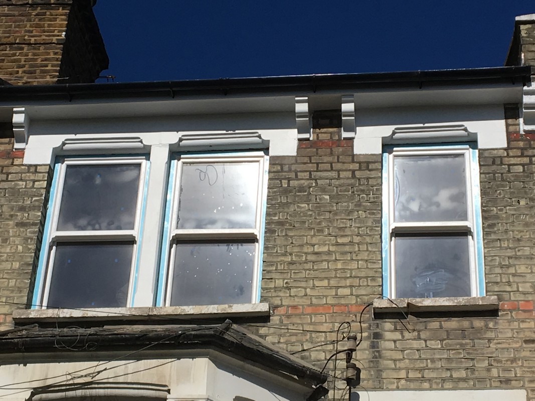 New uPVC sash windows fitted on Victorian terrace in Kensington